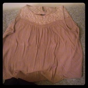 Out fit Brown tank with black avenue pants